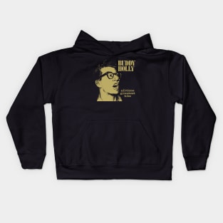 Buddy Holly All Time Greatest Hits Disc 1 Album Cover Kids Hoodie